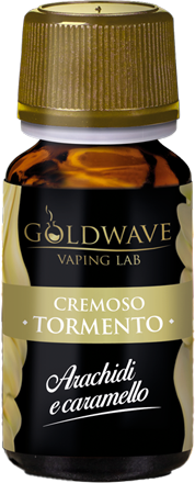Goldwave Tormento Aroma Concentrato 10ml Arachidi Caramello