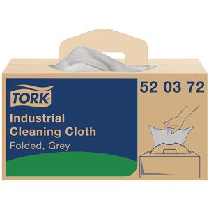Tork Einwegtücher exelCLEAN, 520372, W7, grau, 1-lagig, Vlies, 35,5 x 41,5 cm, 210 Blatt