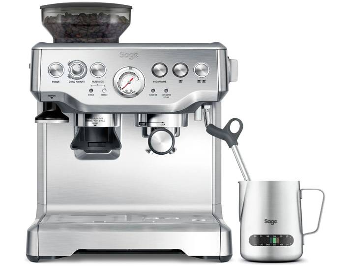 SAGE Espressomaschine »The Barista Express, SES875BSS2EEU1A« , silber (edelstahlfarben), 2, Kaffeemaschinen, Espressomaschine