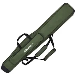 Relaxdays Große Angeltasche Rutentasche 5 Fächer Weiß,Dunkelgrün,Schwarz
