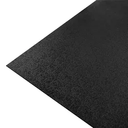 KARAT Tischfolie Empire mit abgeschrägter Kante Schwarz 100 x 140 cm
