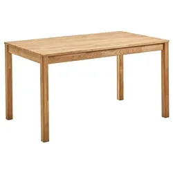 Elfo Esstisch Chris 140 x 80 cm Holz Braun Wildeiche