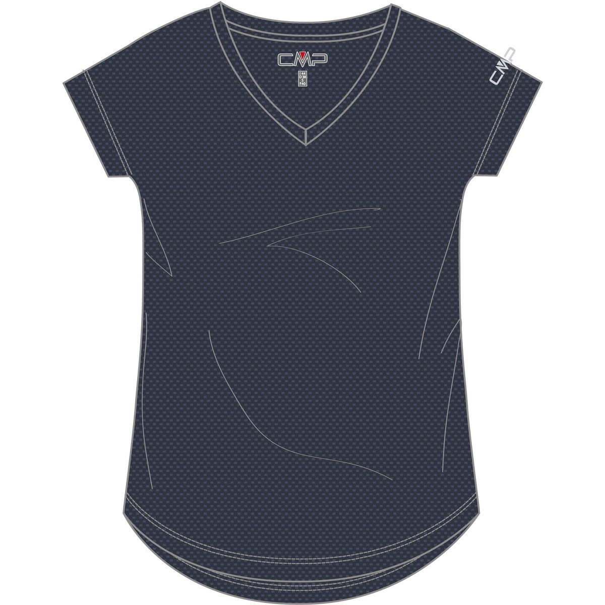 CMP Woman T-shirt antracite (U423) 34 35N5586-U423-34
