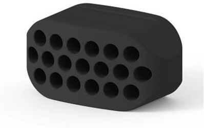 Smart Shopping Spot Jawline Trainer Silicone Jaw Exerciser For Face & Neck Muscle Toning black