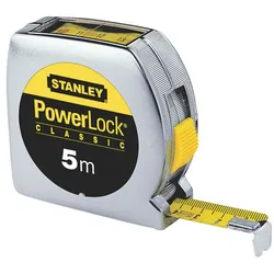 STANLEY Bandmaß »Powerlock« 5 m mit Sichtfenster, 1.9 cm