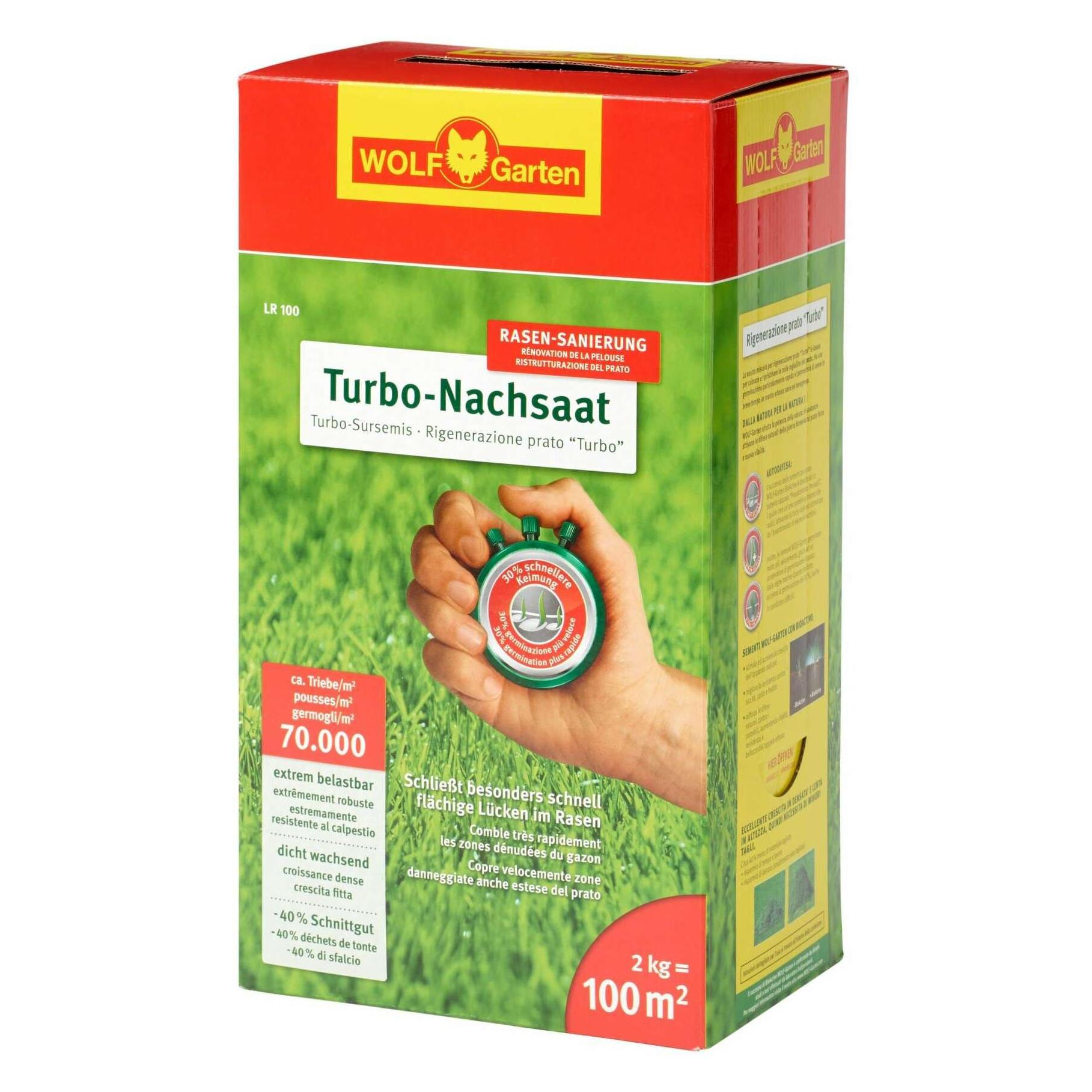 Wolf-Garten Turbo Nachsaat LR 100 (Rasensamen) (3826040)