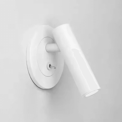 Inspire Curations Adjustable Recessed LED Bedside Reading Wall Lamp round white nature White(3500 5500k)