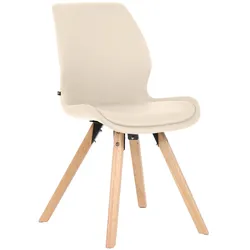 CLP Stuhl Luna Kunstleder   Farbe: creme, Material: Kunstleder