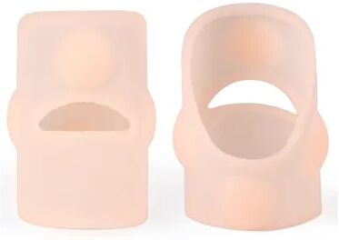 Multicon Wholesale Hub Invisible Ingrown Toenail Correction Tool, Silicone Toe Nail Cover, Elastic Straightening Clip Brace 2pcs Pink