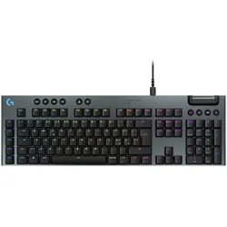 Logitech G915 X (Eng. Int., Kabelgebunden), Tastatur, Schwarz