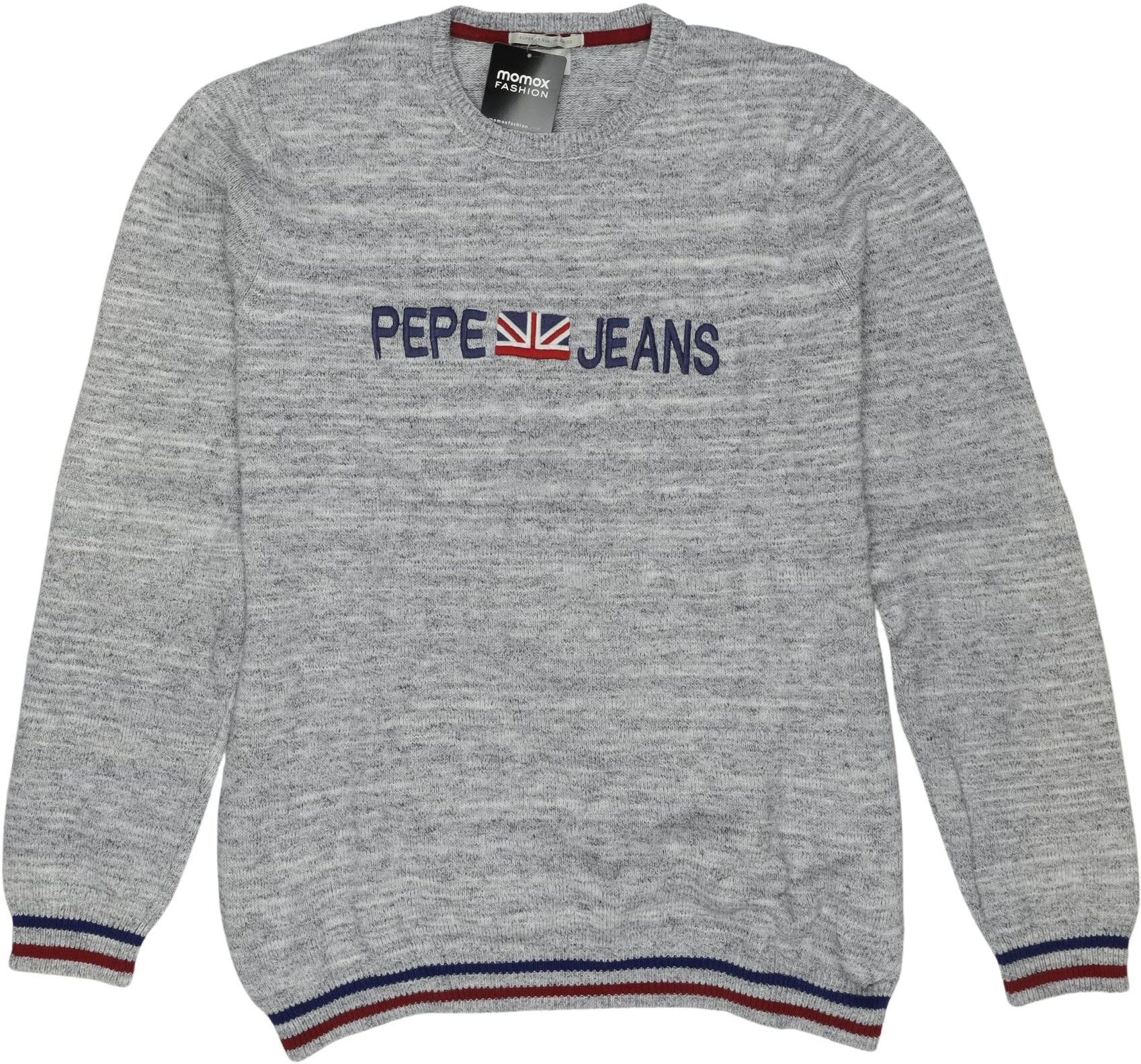 Pepe Jeans Jungen Pullover, Grau, Gr. EU 176, Baumwolle - Second Hand