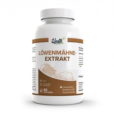 Health+ Lion's Mane Extract (60 caps) Unflavoured 60 St Kapseln
