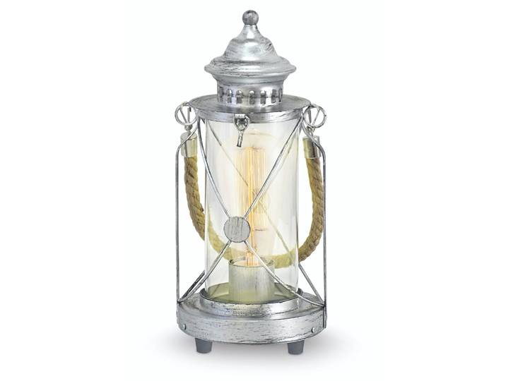 EGLO Bradford, Silber, Transparent, Glas, Stahl, Schlafzimmer, Wohnzimmer, IP20, II, ENEC
