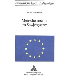 Menschenrechte im Sowjetsystem, Fachbücher von Gertrud Burgermeister