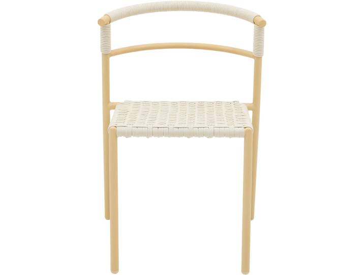 Gartenstuhl Wila Beige Stahl 56 cm - Gartenstuhl - Wetterfeste Gartenmöbel & Accessoires
