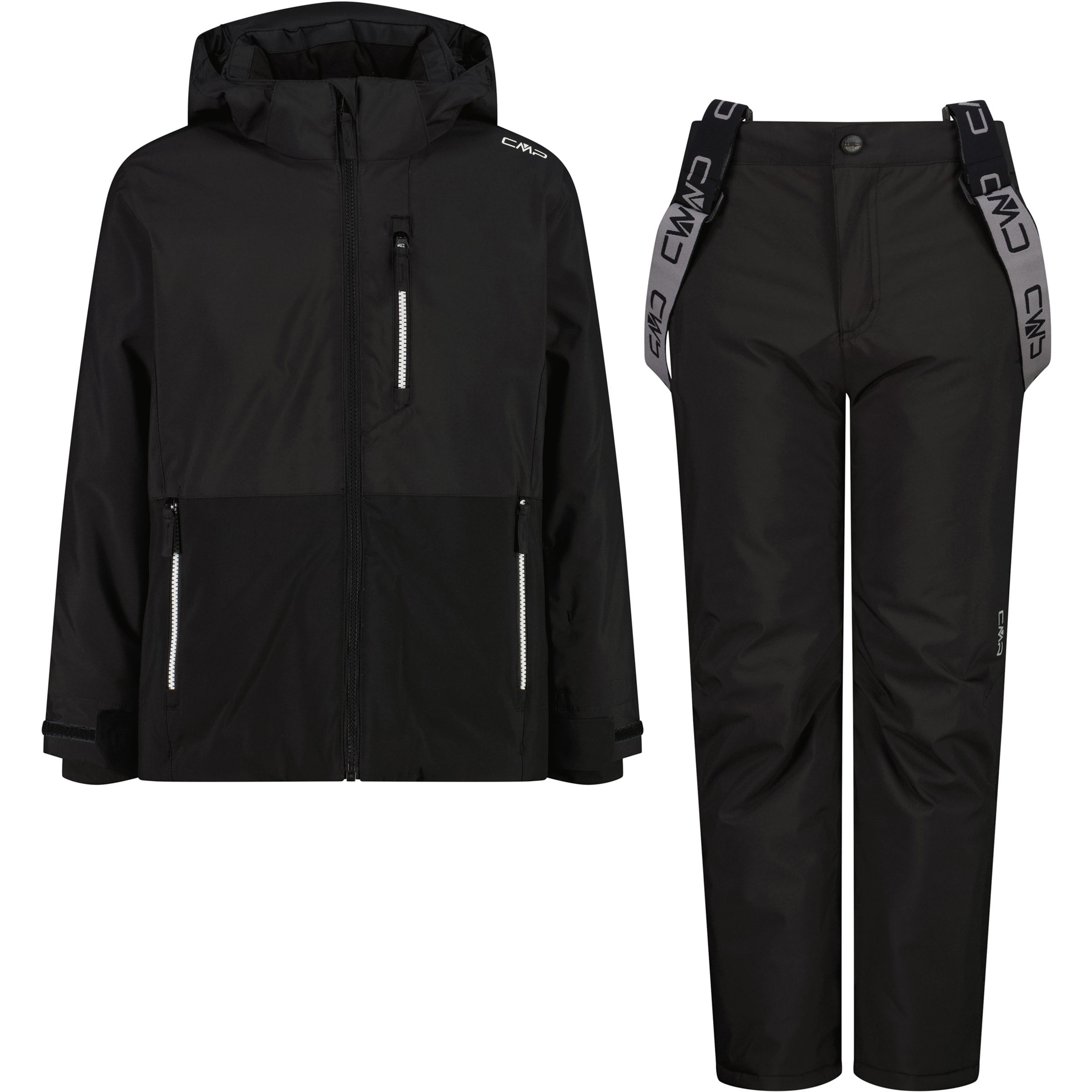 CMP Ski Set Kinder Overalls schwarz Größe 104 Skifahren Elastisch
