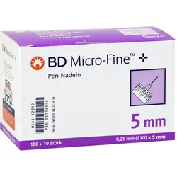 BD Micro-fine+ 5 Pen-Nadeln 0,25x5x110 mm