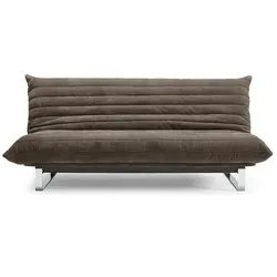 INNOVATION LIVING Schlafsofa Minimum Stoff Brown