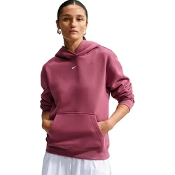 Nike Studio Fleece Damen Hoody Pink Smoke/Sail - L