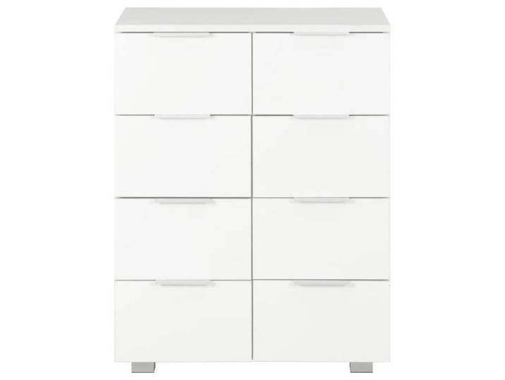(SOLDES Février)Buffet salon/cuisine - Multi-Rangement - cabinet meuble de rangement - Blanc brillant 60x35x80cm Bois d'ingénierie 2