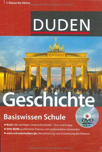 Hans-Joachim Gutjahr - Duden, Basiswissen Schule : Geschichte, m. DVD-ROM - Preis vom 05.10.2026 03:47:11 h