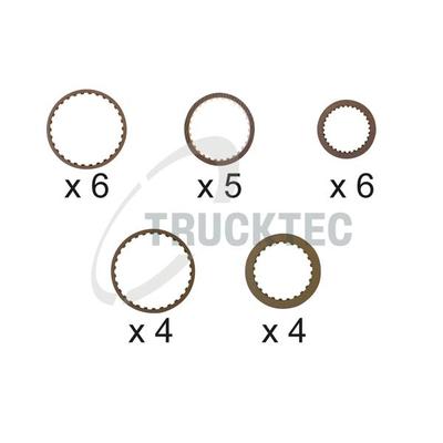 TRUCKTEC AUTOMOTIVE Belaglamellensatz, Automatikgetriebe 0825050