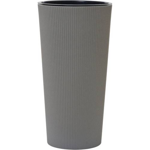 Siena Garden LOCON STRIPE LA876-27Pflanzgefäß Polypropylen Grau