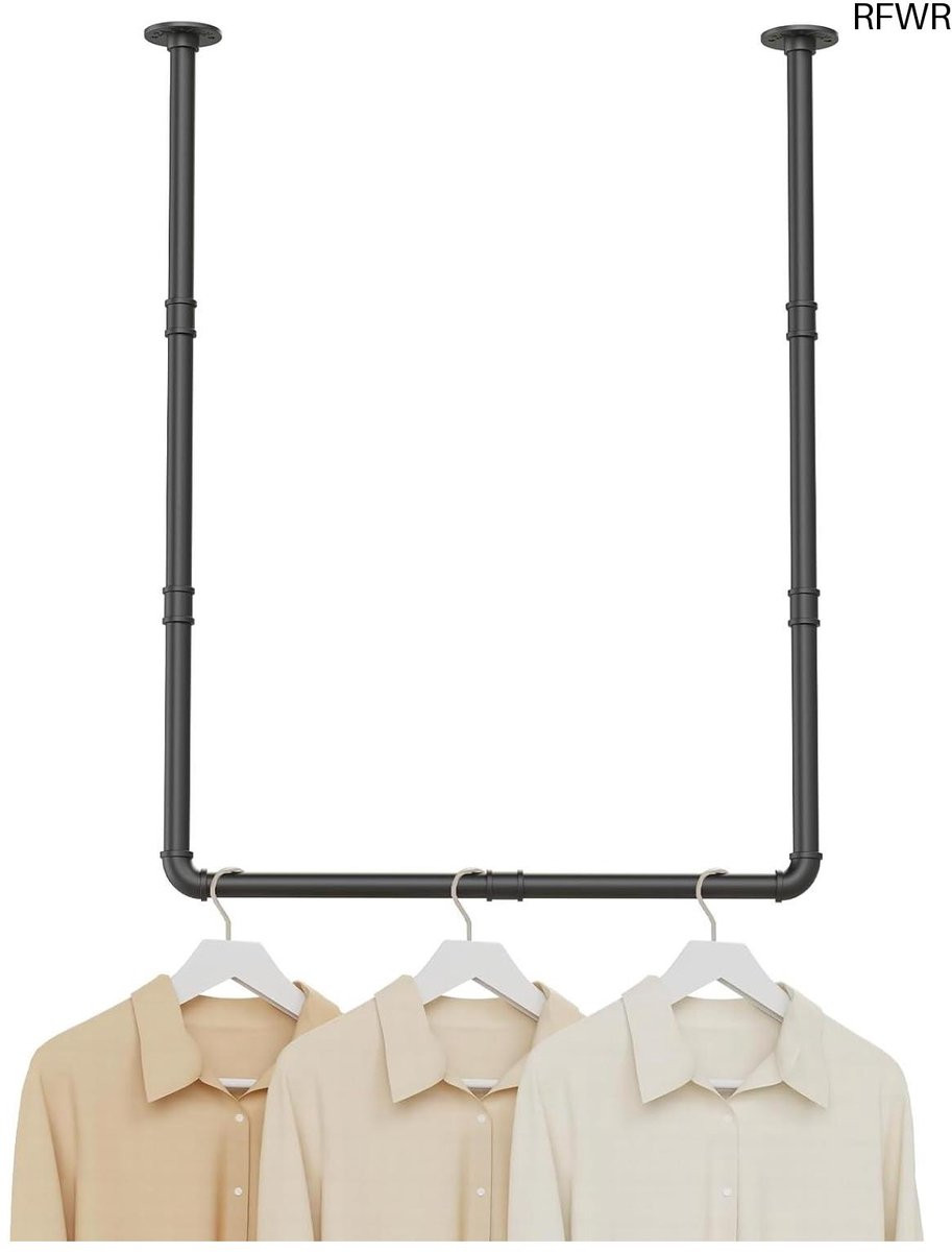 RFWR Industriële Wandkapstok voor Kleding en Accessoires
