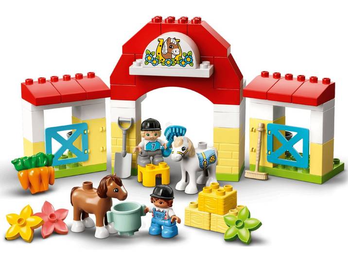LEGO® LEGO Duplo: Pferdestall und Ponypflege (10951) Spielbausteine