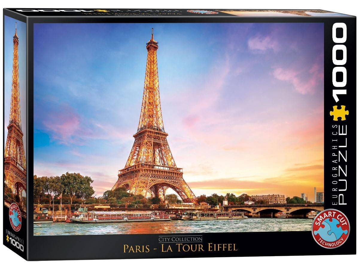 Eurographics Puzzel Parijs Eiffeltoren Frankrijk 1000 stukjes 68 x 48 cm