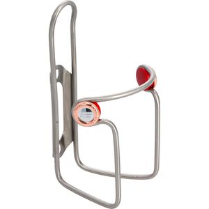 Elite Fahrrad-Flaschenhalter Ciussi Inox, silber, aus Edelstahl, zum Schrauben