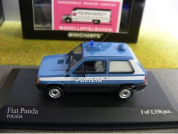 Fiat Panda Polizia 1980 - 1:43 - Minichamps