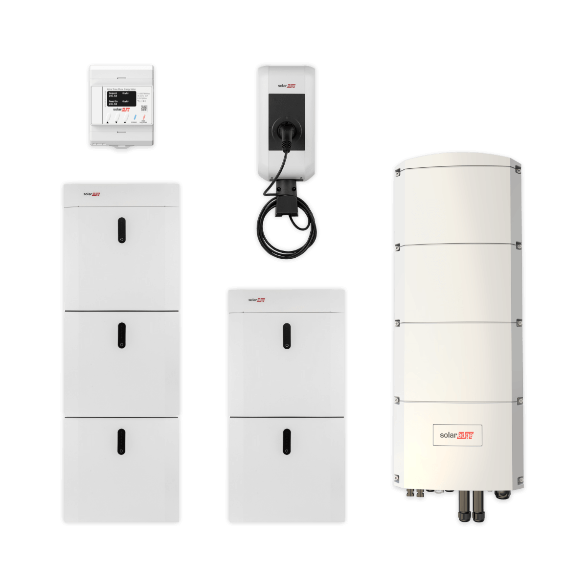 SolarEdge Kombipaket Home mit Ladestation, SE8K-RWB48 und 23 kWh