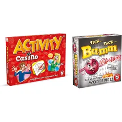 Piatnik Activity Casino + Tick Tack Bumm Vibrations 2er Bundle Partyspiel Set
