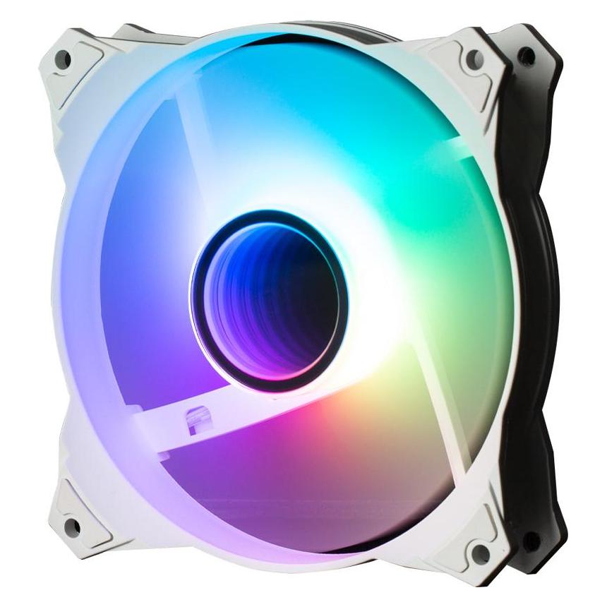 Zalman Ventilateur de boitier IF120 RGB - 12cm (Blanc) (120 mm) (ZM-IF120 WH)
