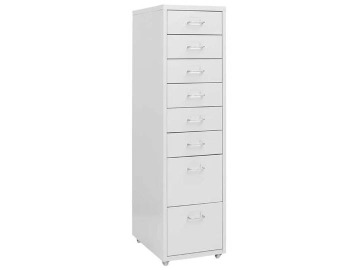 SALE 2026  Armoire de classement Gris - Classeur mobile Gris 28x41x109cm Métal PRO189374216