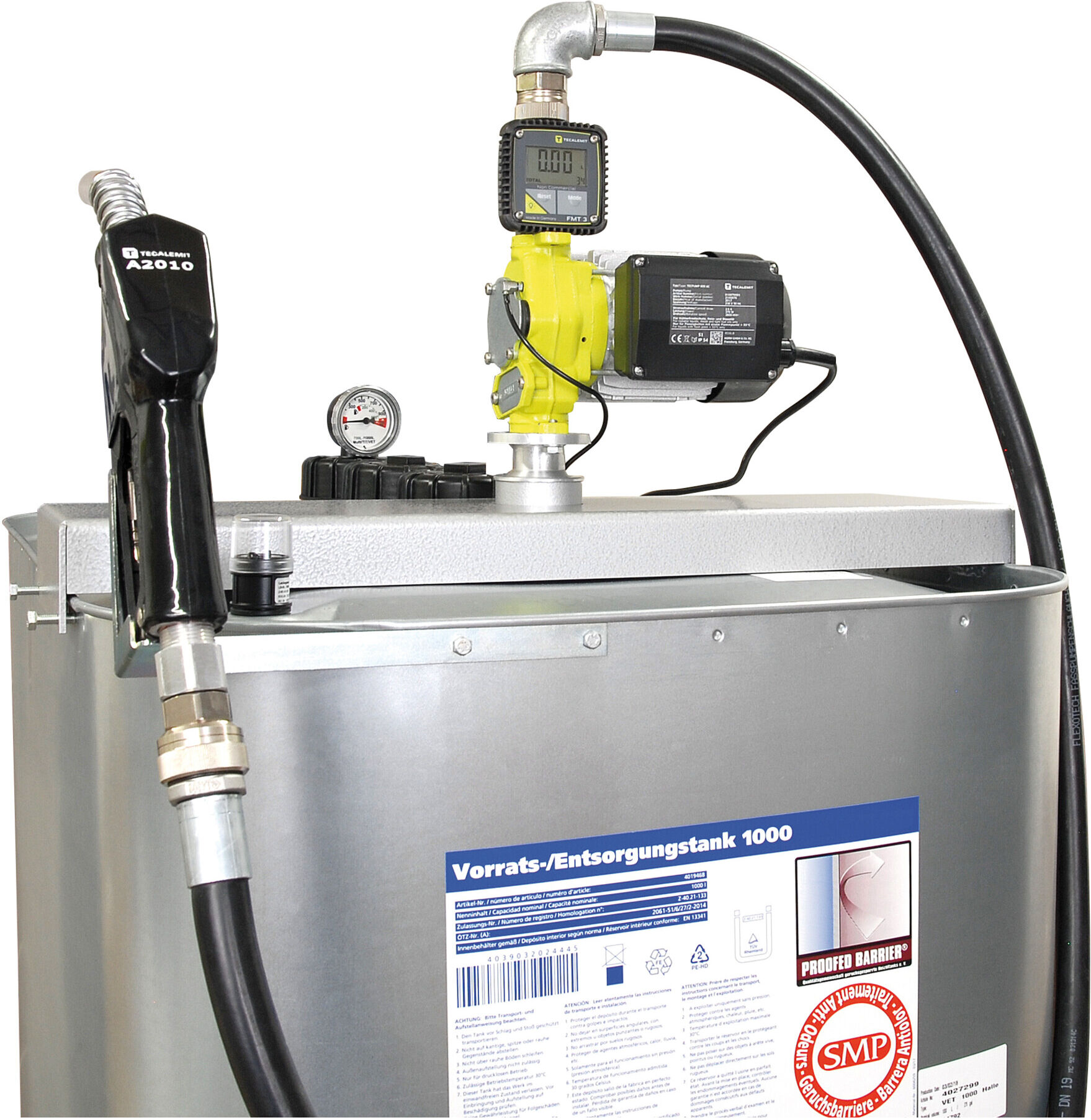 TECALEMIT Dieseltankanlage HDT-TECPUMP 600-FMT3 VT 1000 (110340400)