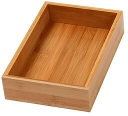 Ybm Home Inc. YBM Home Bamboo Kitchen Drawer Organizer Storage Box