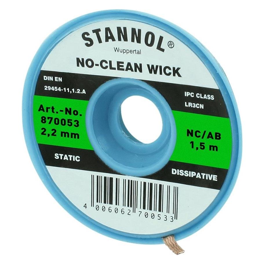 Stannol Entlötlitze NC-AB Entlötlitze 2.2 mm x 1.5m halogenfrei (870053)
