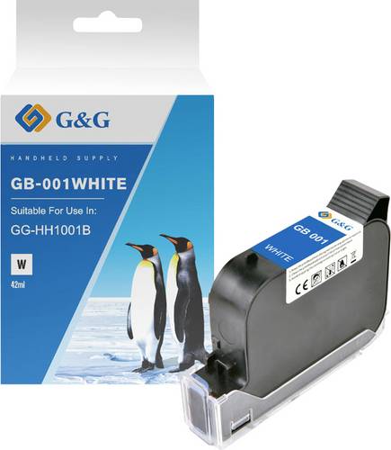 G&G Druckerpatrone Original Weiß GB-001white