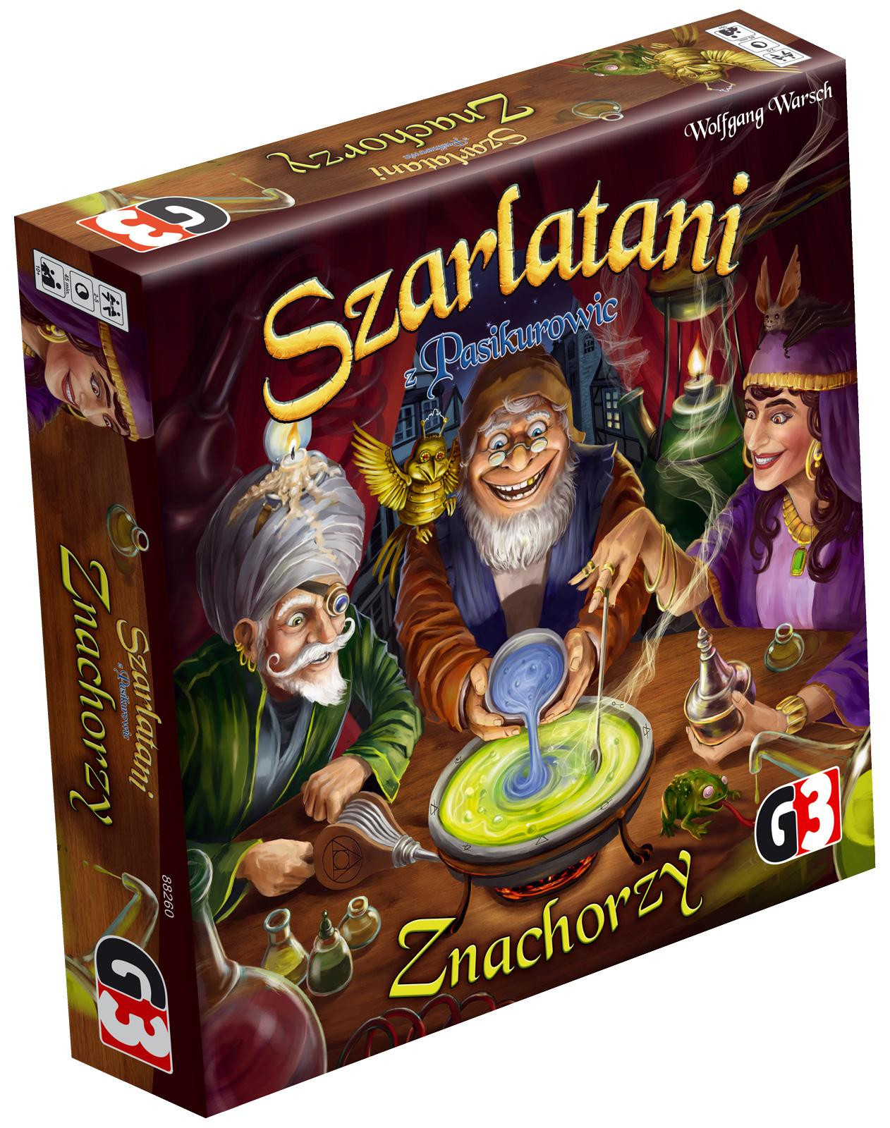 Charlatans uit Pasikurowice: Genezers Uitbreiding Bordspel van Caruno