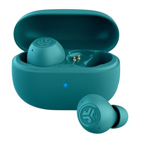 JLab Go Pop ANC Bluetooth-oordopjes met actieve ruisonderdrukking, Blauwgroen