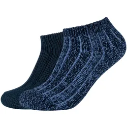 2er Pack s.Oliver Hygge Rib Sneakersocken 5900 - dark blue 43-46