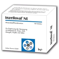 INZELLOVAL Tabletten mit Eisen, Kupfer, Magnesium & Mangan 100 St
