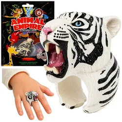 Handring Educational Animals Tiger Weiß