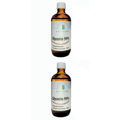 Glycerin 99% pflanzlich zum Backen und Kochen 2x 2x100 ml Flüssigkeit