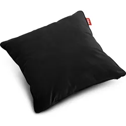 Velvet Square Dekoratives Kissen Schwarz recycelt