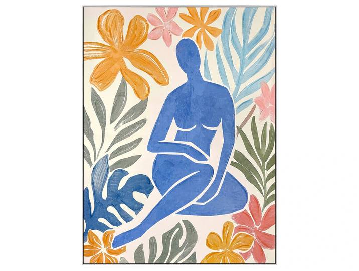 Gemälde Matisse-Inspiriert Blauer Akt image LAND