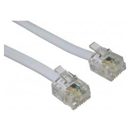 Cables Direct CDL 10m RJ11 to RJ11 Modem White (88BT-110)
