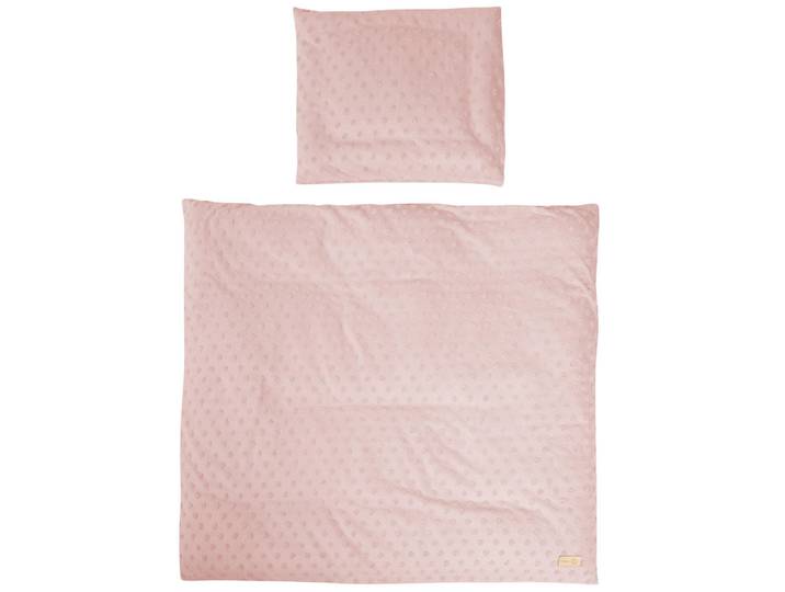 Roba Wiegenbettwäsche Lil Planet 80x80 cm rosa, Altrosa, Textil, Rechteckig, 80x80 cm, Schlafen, Babybettausstattung, Babybettwäsche